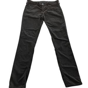 AG Adriano Goldschmied Pants Womens 27R Brown The Legging‎ Super Skinny Corduroy